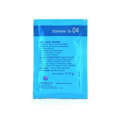 Safale S-04 Dry Ale Yeast (11.5g)