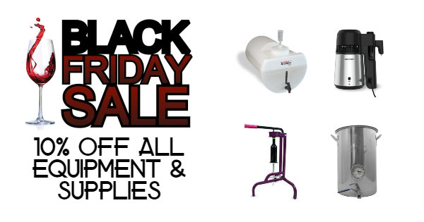 Black Friday Sale - Equipment and Supplies