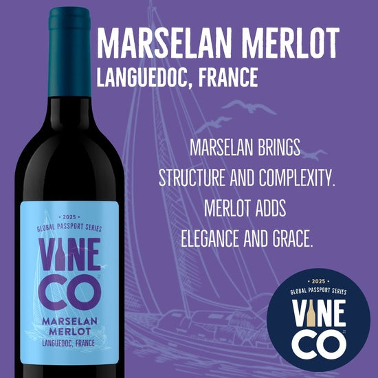 Languedoc, France - Marselan Merlot - GPS25 - Available Dec. 2024 - Pre-Order