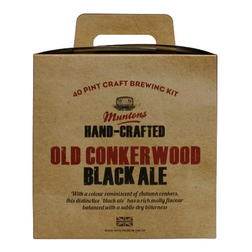 Old Conkerwood Black Ale, Hand Crafted Series, Muntons
