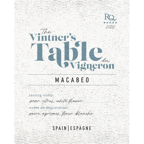 Spain Macabeo - RQ26 - Available Jan. 2026