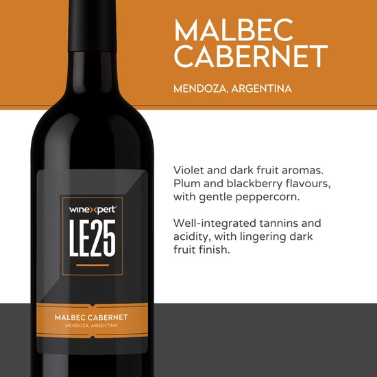 Mendoza, Argentina - Malbec Cabernet - LE25