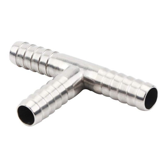Barbed Tee, Stainless Steel