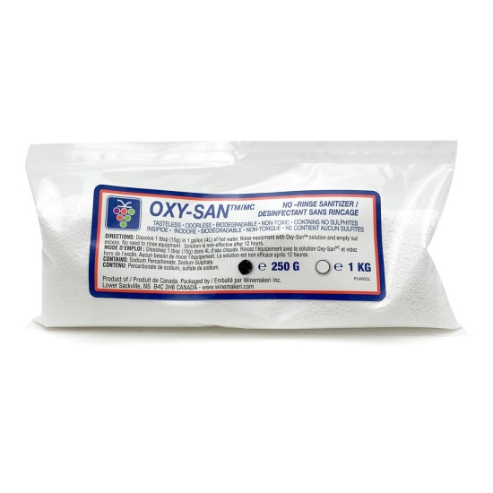 Oxy-San, 1kg — Water 'N' Wine Stellarton