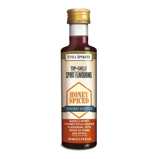 Honey Spiced Whiskey Liqueur, Top Shelf