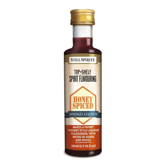Honey Spiced Whiskey Liqueur, Top Shelf