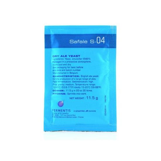 Safale S-04 Dry Ale Yeast (11.5g)