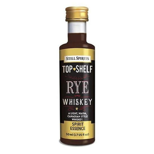 Rye Whiskey, Top Shelf
